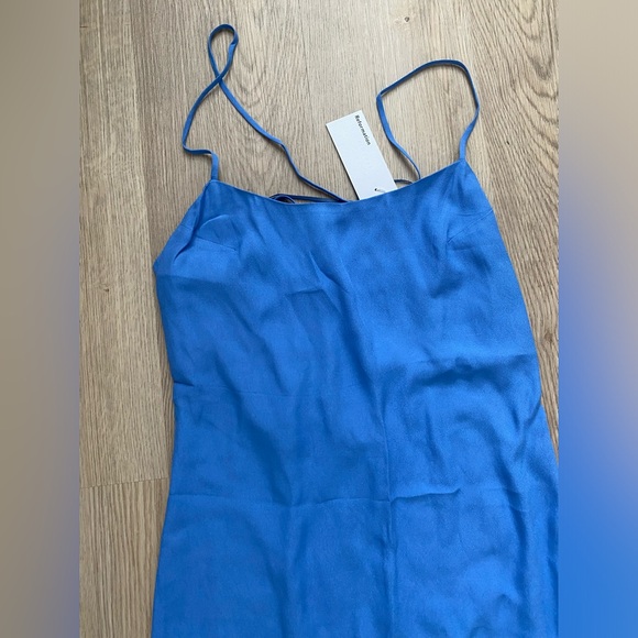 Reformation Dover Dress in Dusk. - Picture 4 of 5